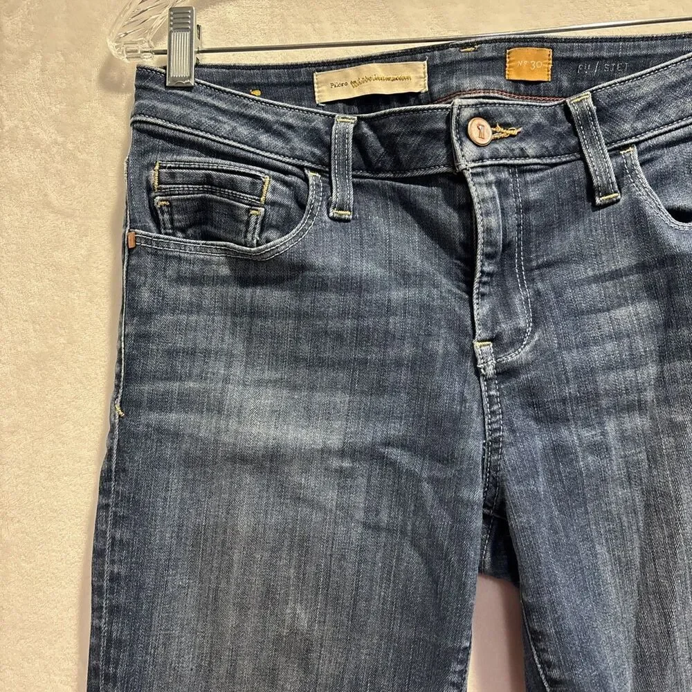 Pilcro and the Letterpress Stet Jeans Women's 30 Slim Leg Ankle Medium Wash Blue